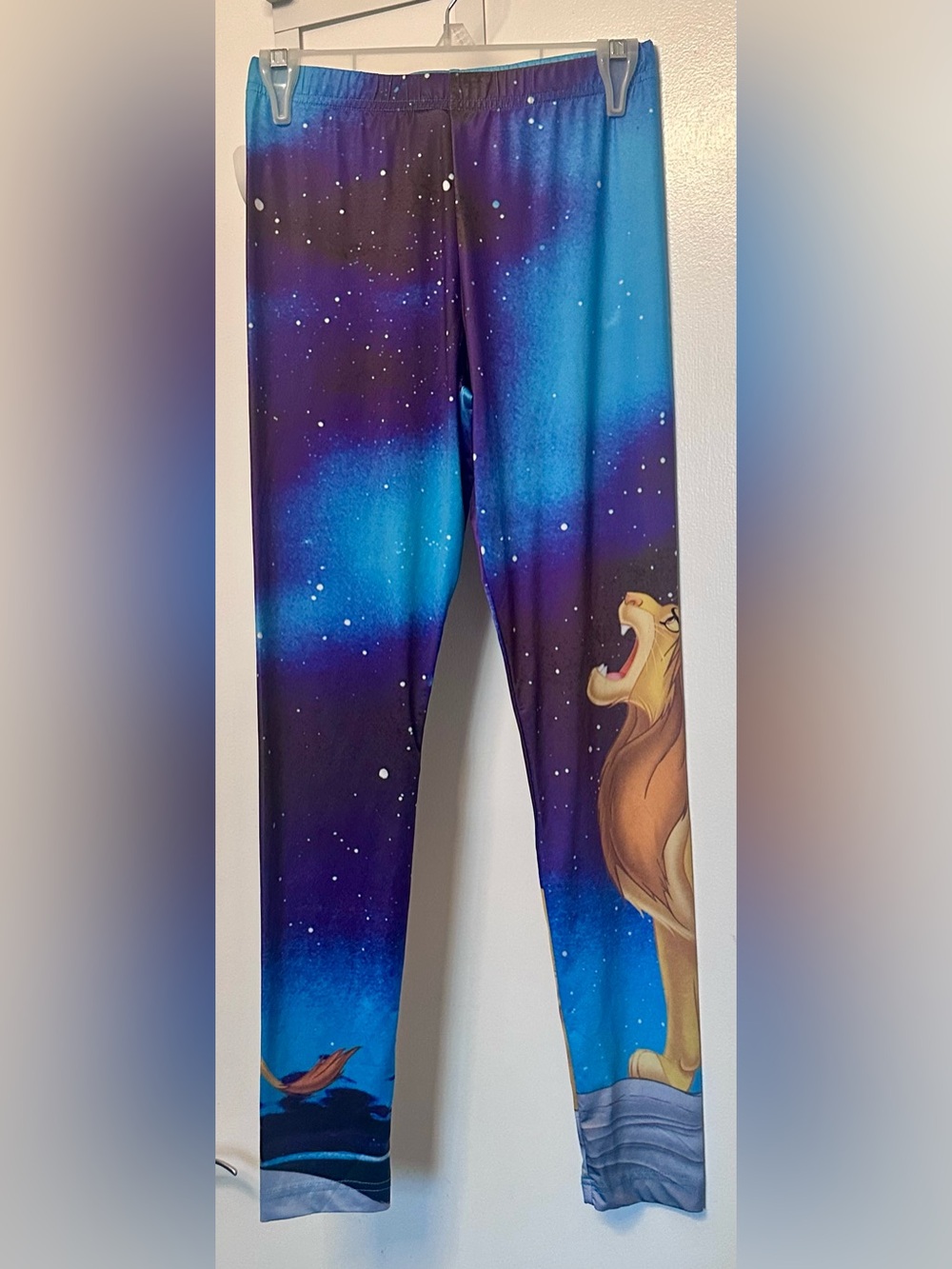 Disney Lion King Blue & Purple Galaxy Leggings